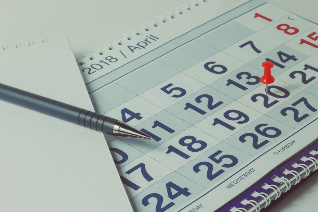 Organized maintenance calendar showing scheduled tasks and seasonal priorities